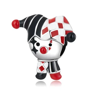 (imagem para) Pandora Style Poker Clown Charm - SCC2237