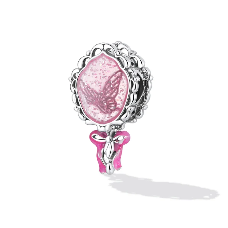 (imagem para) Pandora Style Princess Mirror Charm - SCC2205 - Visualizar 2