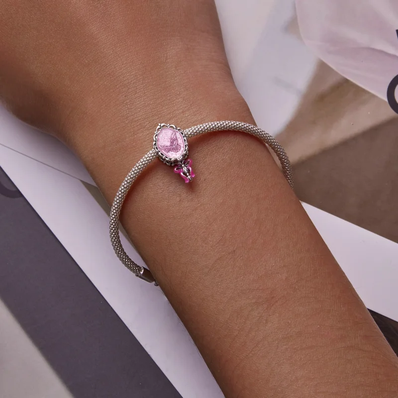 (imagem para) Pandora Style Princess Mirror Charm - SCC2205 - Visualizar 6