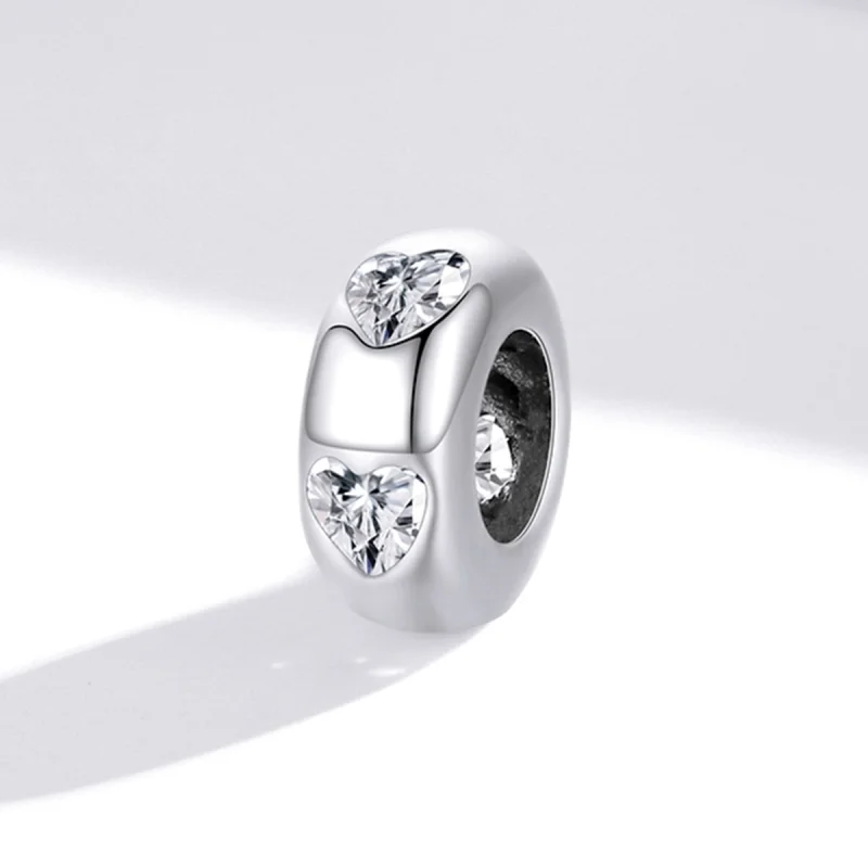(imagem para) Pandora Style Pure Heart Charm - SCC1931 - Visualizar 2