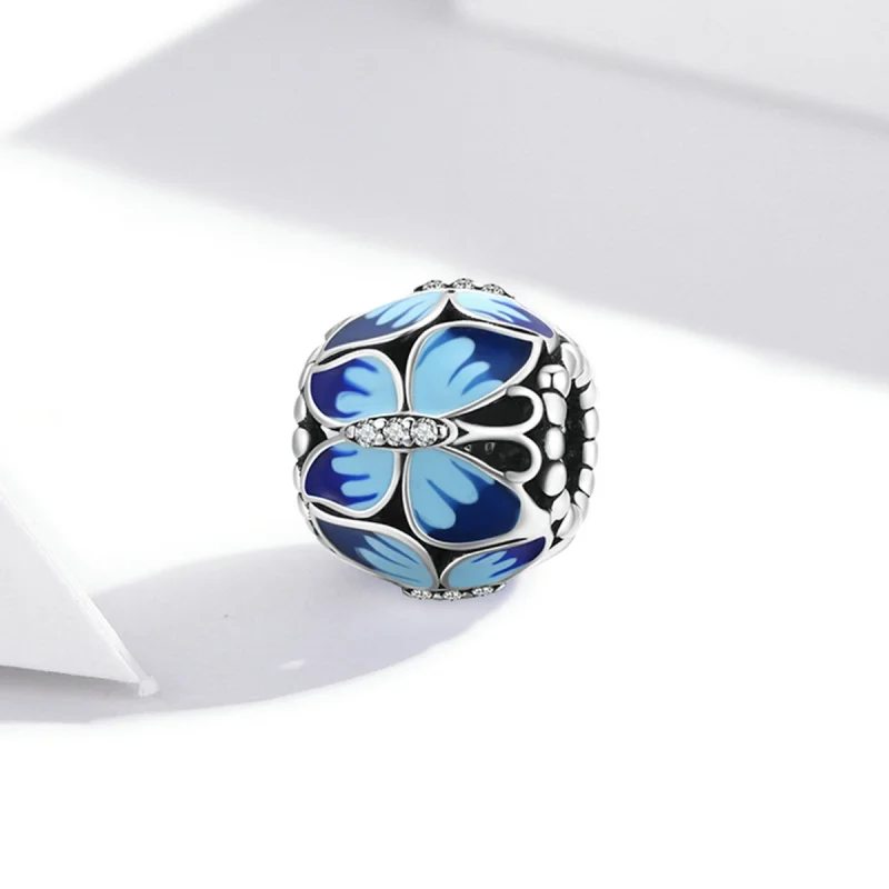 (imagem para) Pandora Style Retro Butterfly Charm - SCC1977 - Visualizar 2