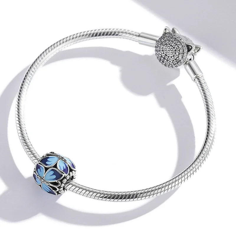 (imagem para) Pandora Style Retro Butterfly Charm - SCC1977 - Visualizar 3
