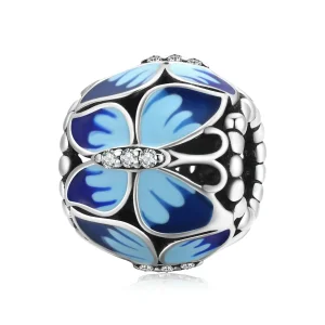(imagem para) Pandora Style Retro Butterfly Charm - SCC1977