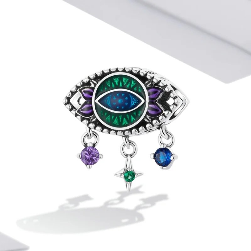 (imagem para) Pandora Style Retro Devil Eye Charm - SCC2162 - Visualizar 2