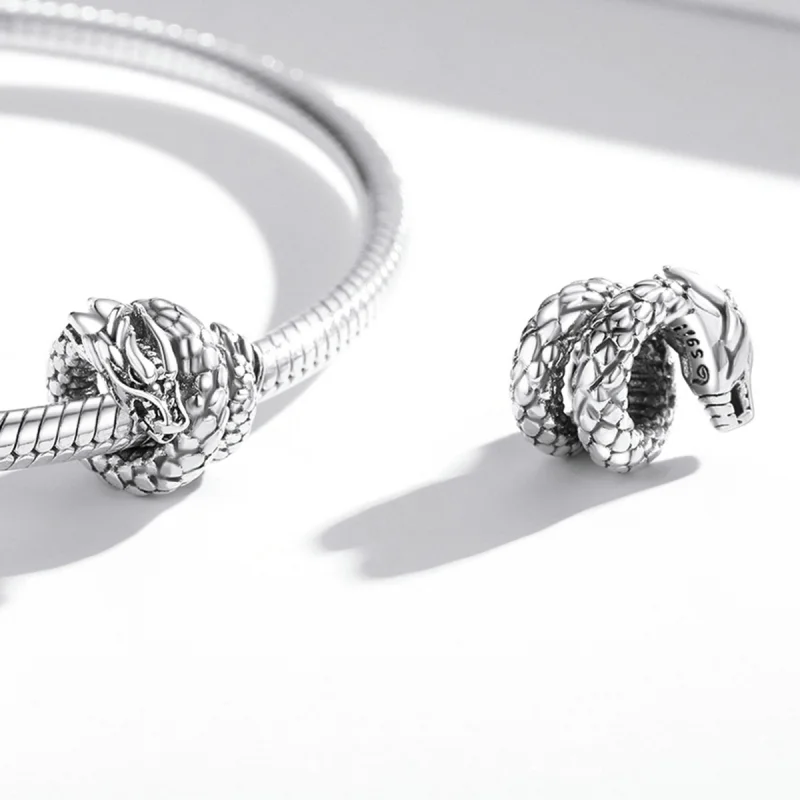 (imagem para) Pandora Style Retro Panlong Charm - BSC546 - Visualizar 4