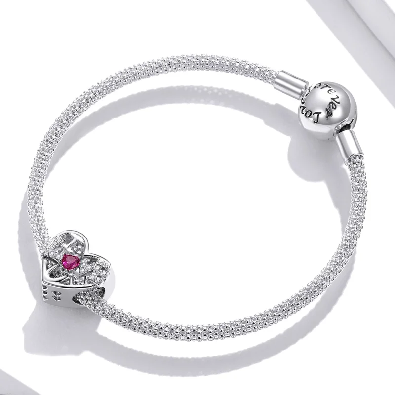 (imagem para) Pandora Style Shine Love Charm - BSC479 - Visualizar 3