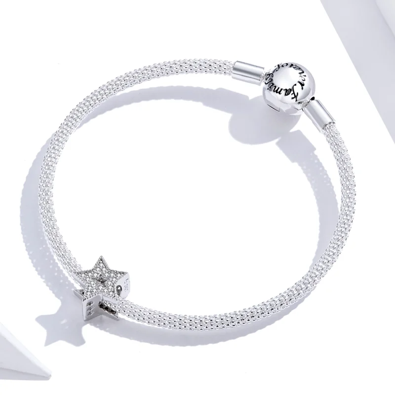 (imagem para) Pandora Style Shining Starry Sky Charm - BSC210 - Visualizar 2