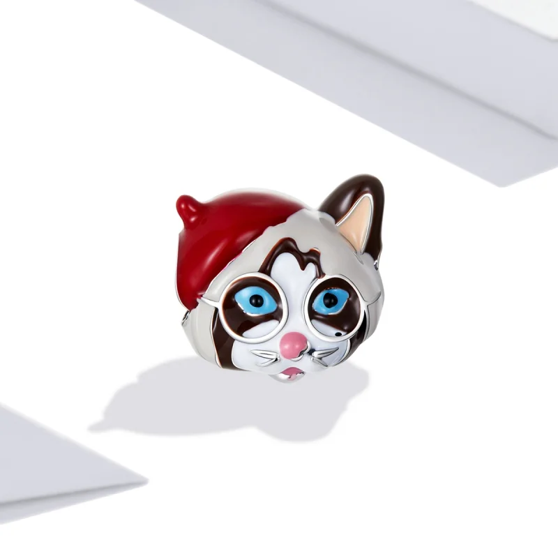 (imagem para) Pandora Style Siamese Cat Charm - SCC2090 - Visualizar 2