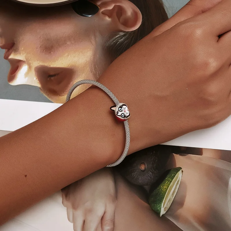 (imagem para) Pandora Style Siamese Cat Charm - SCC2090 - Visualizar 6