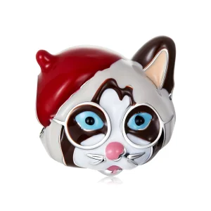 (imagem para) Pandora Style Siamese Cat Charm - SCC2090