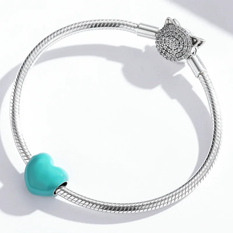 (imagem para) Pandora Style Simple Love Charm - SCC1986-BU - Visualizar 4