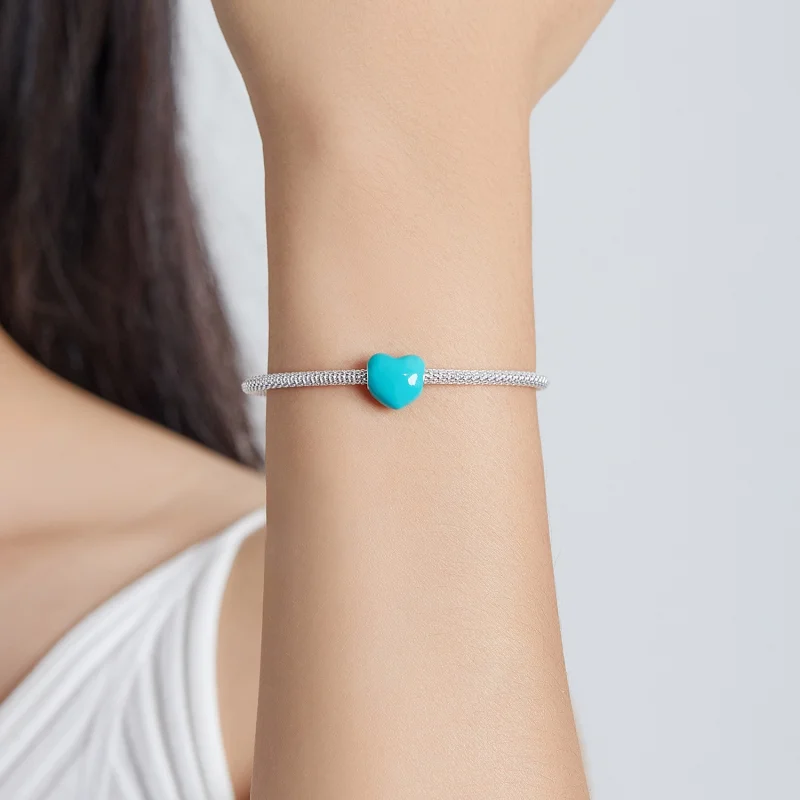 (imagem para) Pandora Style Simple Love Charm - SCC1986-BU - Visualizar 5
