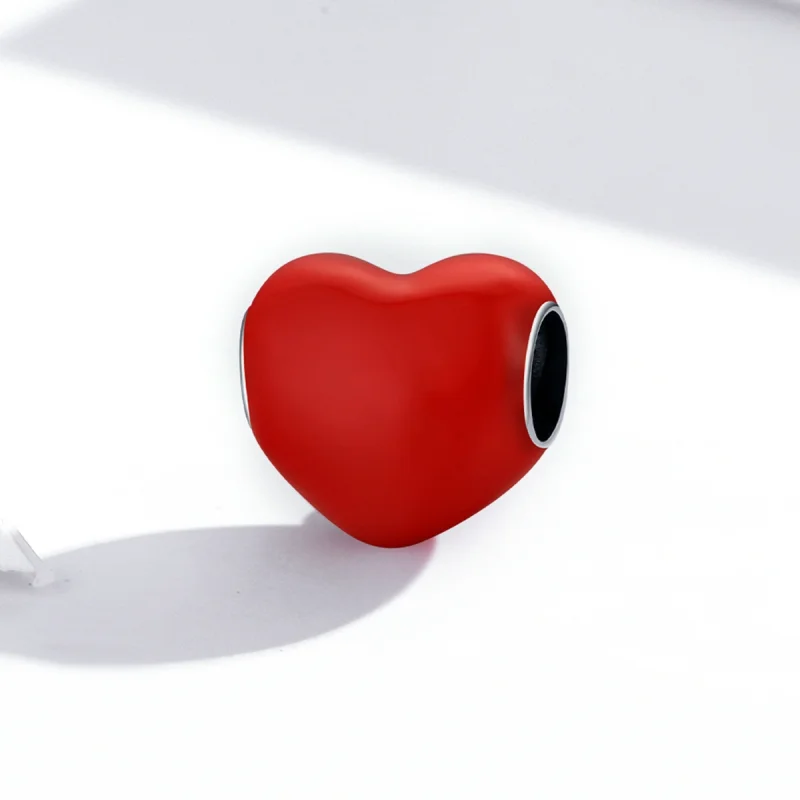 (imagem para) Pandora Style Simple Love Charm - SCC1986-RD - Visualizar 2
