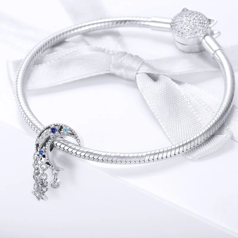 (imagem para) Pandora Style Starry Sky Charm - BSC023 - Visualizar 3