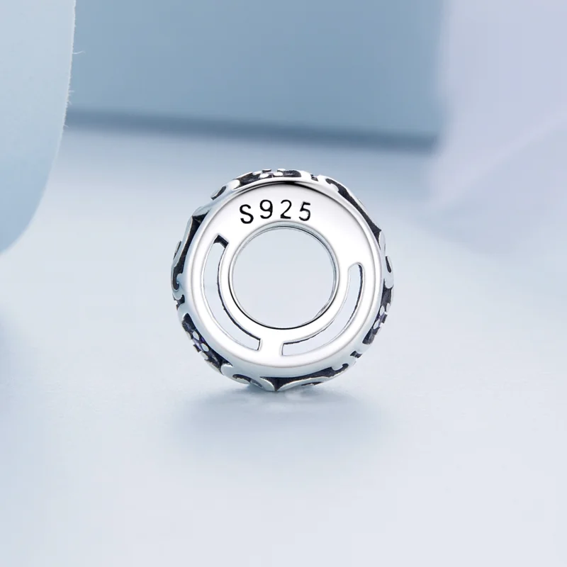 (imagem para) Pandora Style Streamer Spacer Charm - BSC639 - Visualizar 3