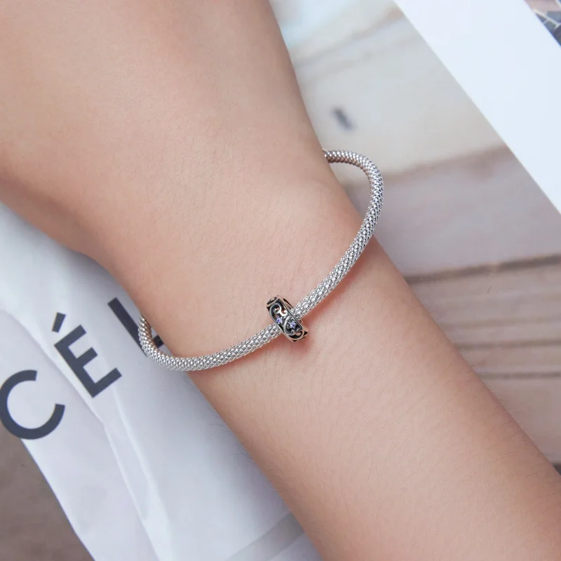 (imagem para) Pandora Style Streamer Spacer Charm - BSC639 - Visualizar 5