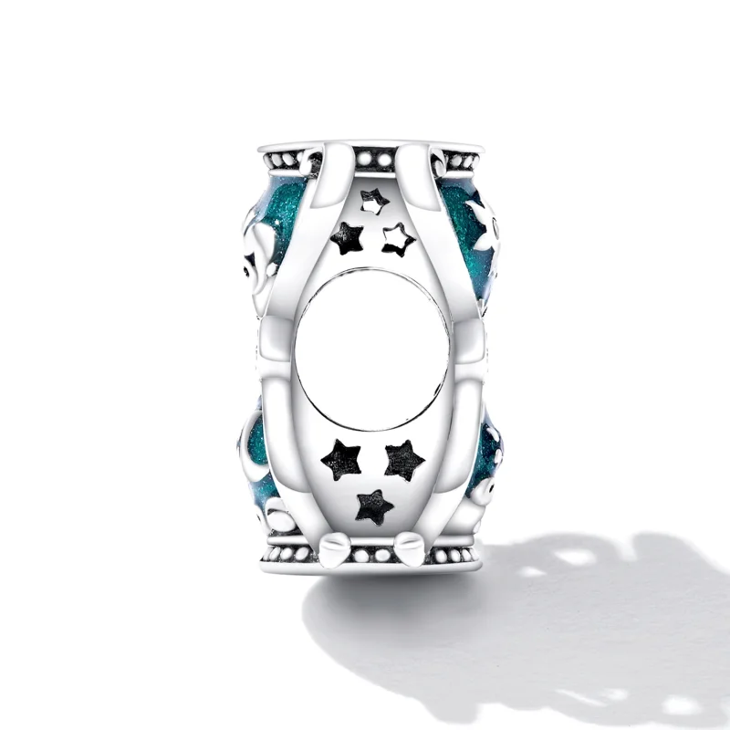 (imagem para) Pandora Style Sun and Moon Hourglass Charm - SCC2265 - Visualizar 3