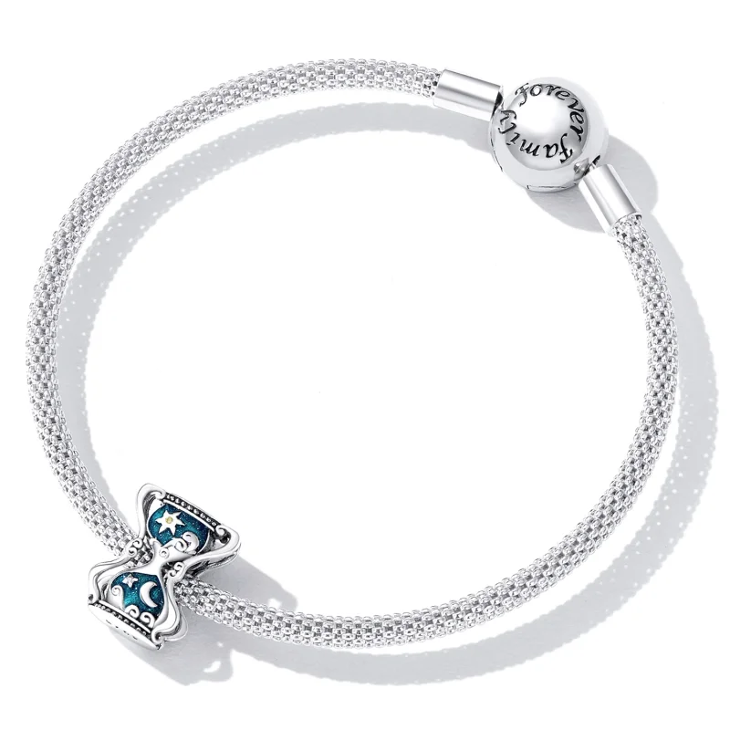 (imagem para) Pandora Style Sun and Moon Hourglass Charm - SCC2265 - Visualizar 4