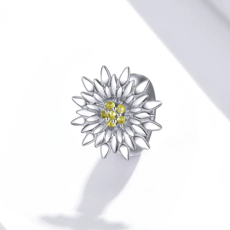 (imagem para) Pandora Style Sun Flower Charm - SCC1765 - Visualizar 2