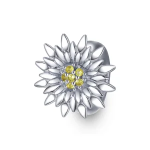 Pandora Style Sun Flower Charm - SCC1765 (imagem para) Pandora Style Sun Flower Charm - SCC1765