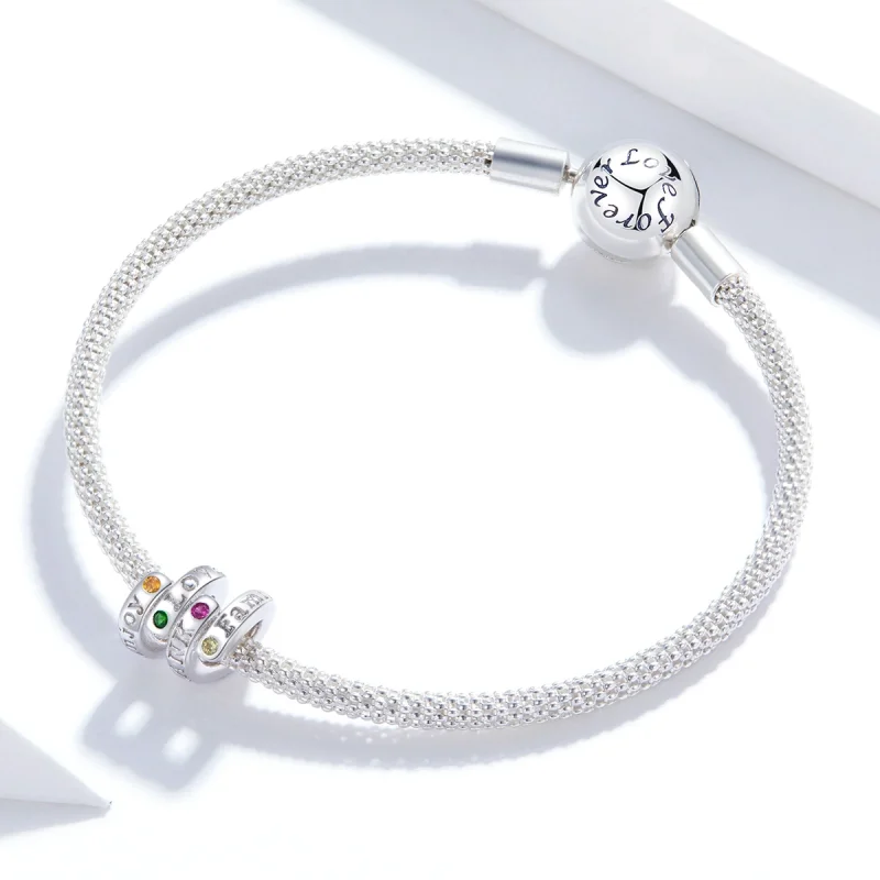 (imagem para) Pandora Style Thanksgiving Keywords Charm - BSC341 - Visualizar 3