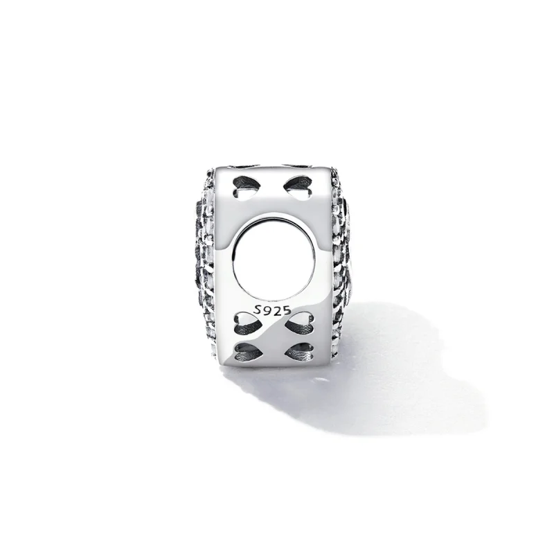 (imagem para) Pandora Style Tie Love Charm - SCC2204 - Visualizar 3