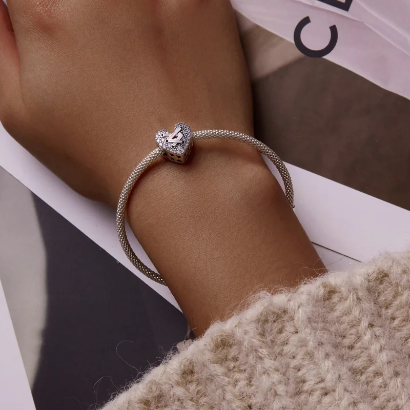 (imagem para) Pandora Style Tie Love Charm - SCC2204 - Visualizar 6