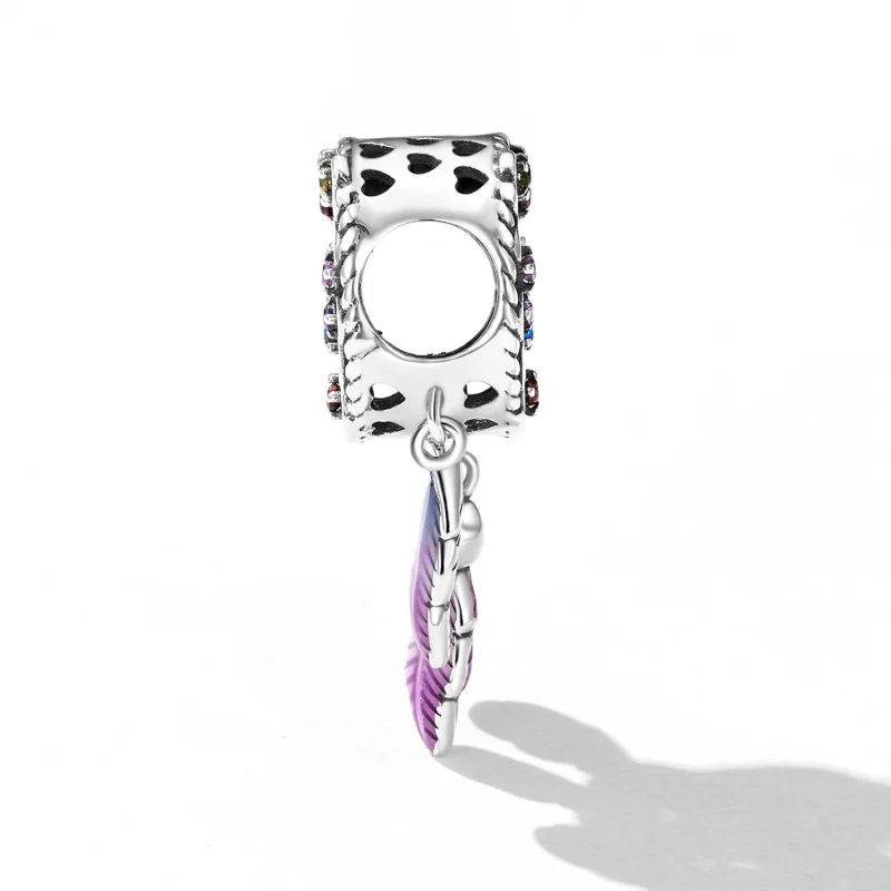 (imagem para) Pandora Style Tree of Life Dream Catcher Charm - SCC2268 - Visualizar 3
