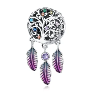 (imagem para) Pandora Style Tree of Life Dream Catcher Charm - SCC2268