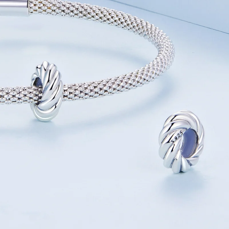 (imagem para) Pandora Style Twist Spacer Charm - BSC698 - Visualizar 4