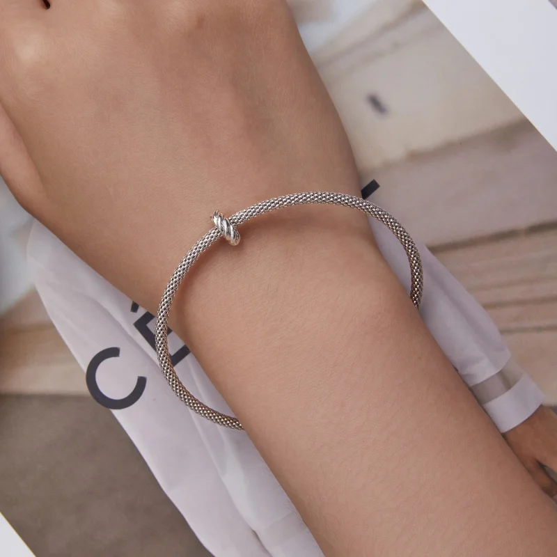 (imagem para) Pandora Style Twist Spacer Charm - BSC698 - Visualizar 6