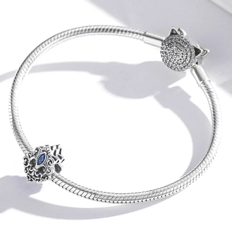 (imagem para) Pandora Style Vintage Pattern - Water Drops Charm - SCC2151 - Visualizar 3