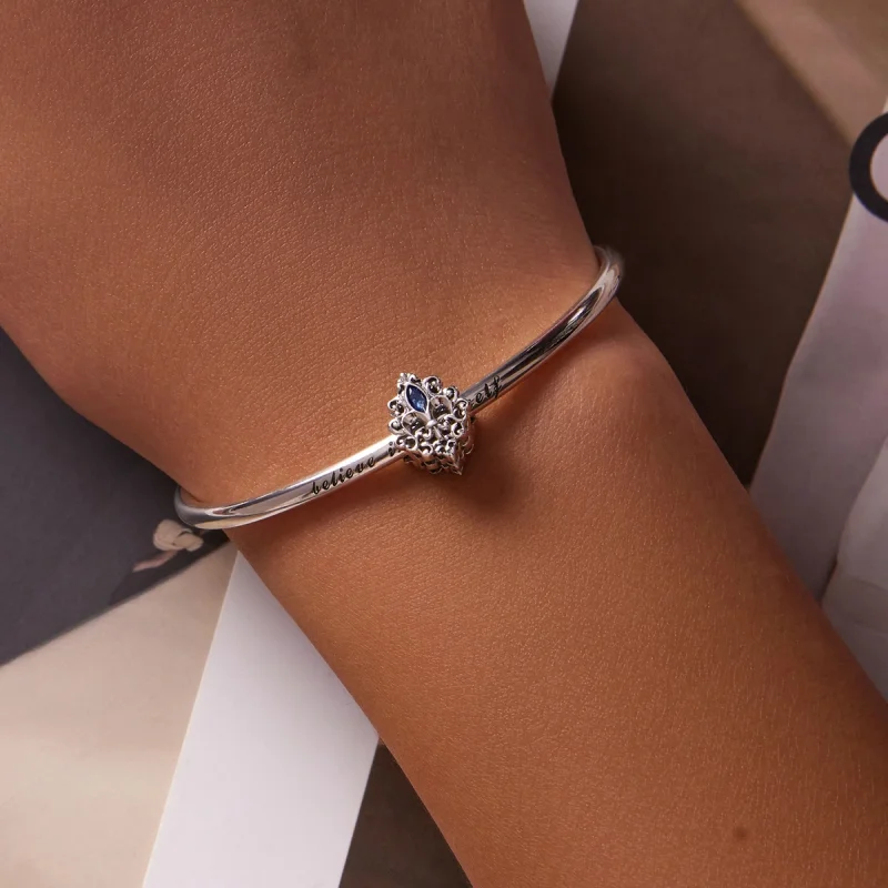 (imagem para) Pandora Style Vintage Pattern - Water Drops Charm - SCC2151 - Visualizar 5