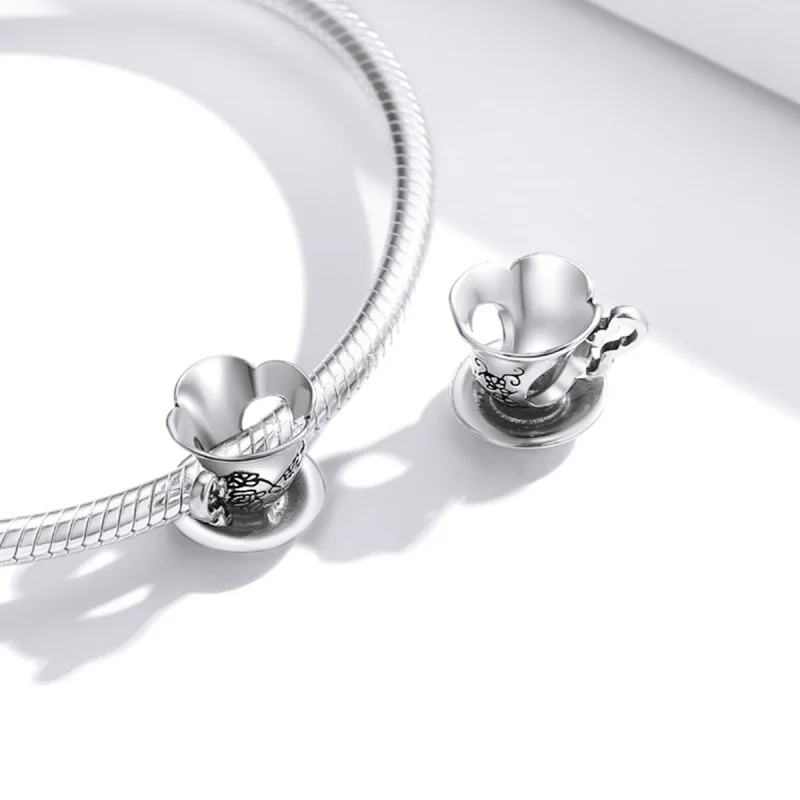 (imagem para) Pandora Style Vintage Teacup Charm - SCC1899 - Visualizar 4