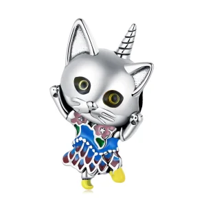 (imagem para) Pandora Style Weird Cat Charm - SCC2378