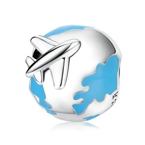(imagem para) Pandora Style World Travel - Plane Set Sail Charm - SCC2026