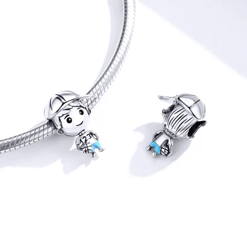 (imagem para) Pandora Style Younger Brother Charm - BSC173 - Visualizar 4