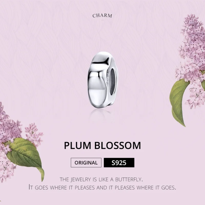 (imagem para) Separador Flor de ameixa estilo Pandora - SCC1168 - Visualizar 2