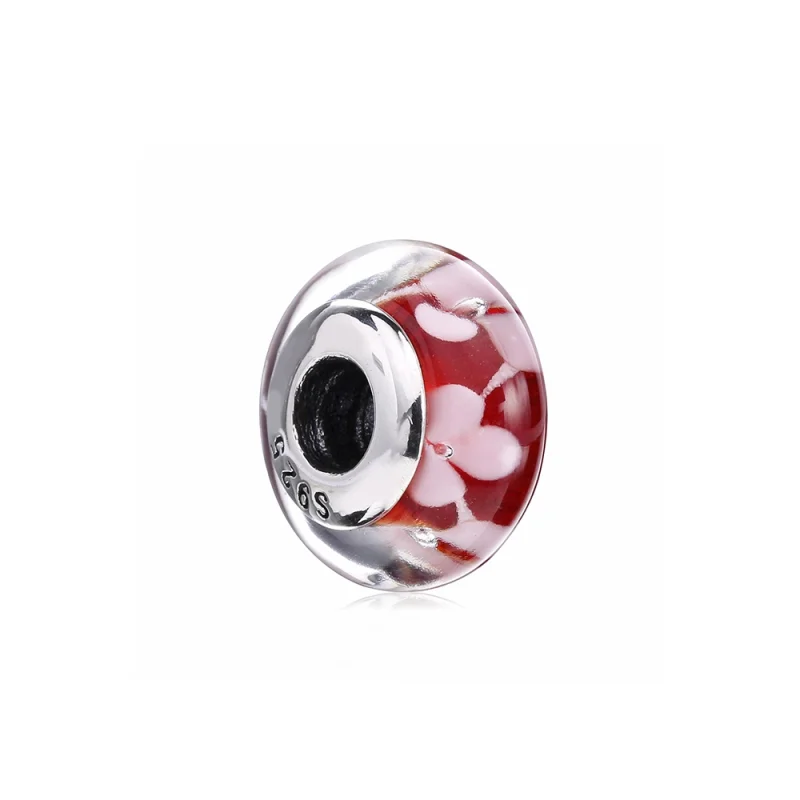 (imagem para) Charm berloques Pandora de prata Flores de ameixa