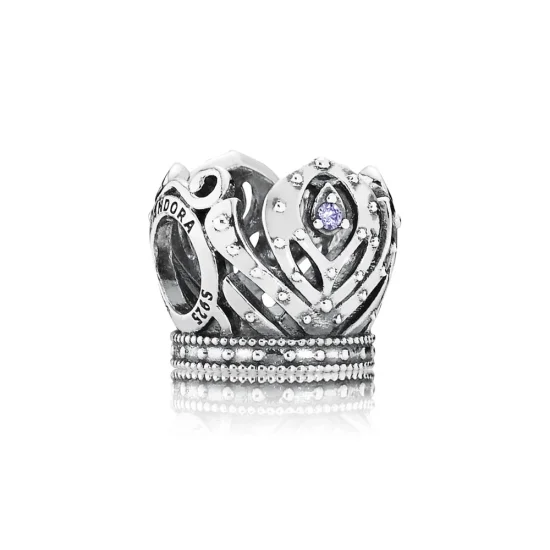 (imagem para) Charm berloques Pandora de prata Coroa de anna
