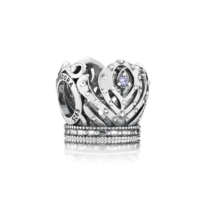 (imagem para) Charm berloques Pandora de prata Coroa de anna