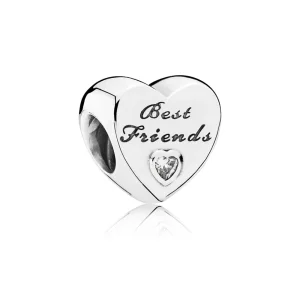 (imagem para) Charm berloques PANDORA Best Friends - 791727CZ