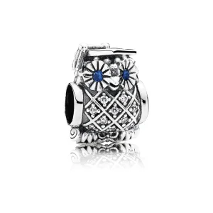 (imagem para) Charm berloques PANDORA Mestre Coruja - 791502NSB