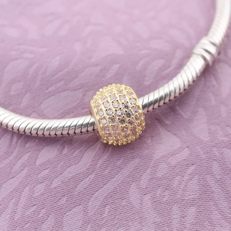 (imagem para) Charm berloques PANDORA de Ouro Pavê - Visualizar 2