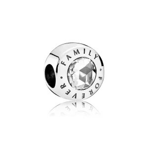 (imagem para) Charm PANDORA Family Forever "Família para Sempre" - 791884CZ