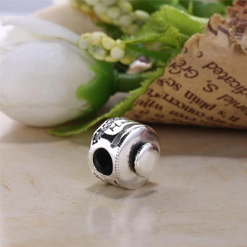 (imagem para) Charm PANDORA Bolo de Aniversário - 792061ENMX - Visualizar 3