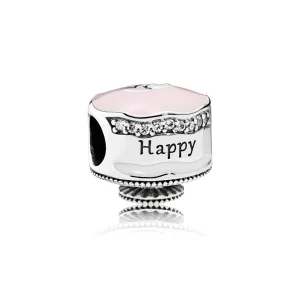 (imagem para) Charm PANDORA Bolo de Aniversário - 792061ENMX