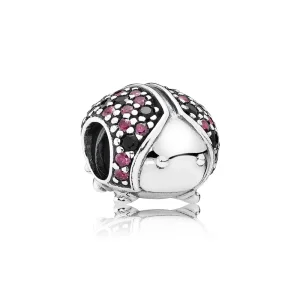 (imagem para) Charm PANDORA de Prata Brilhante Joaninha - 791484CFR