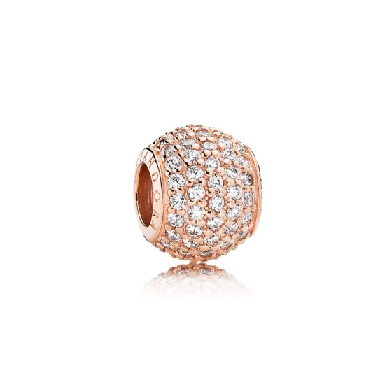 (imagem para) Charm berloques PANDORA Pavê Rosê - 781051CZ
