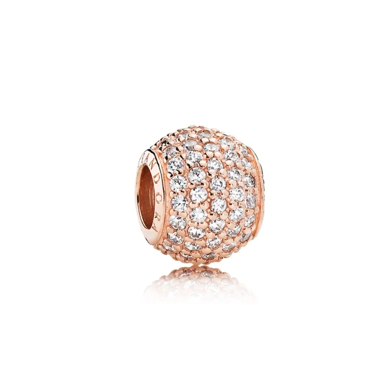 (imagem para) Charm berloques PANDORA Pavê Rosê - 781051CZ